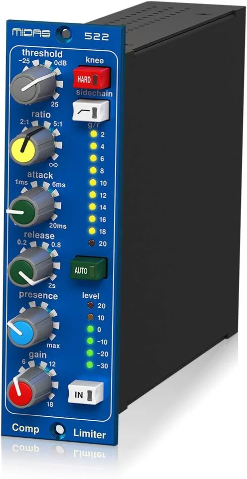 کمپرسور/لیمیتر سری 500 مدل 522 V2 با کنترل حضور پویا کمپرسور/لیمیتر سری 500 مدل 522 V2 با کنترل حضور پویا