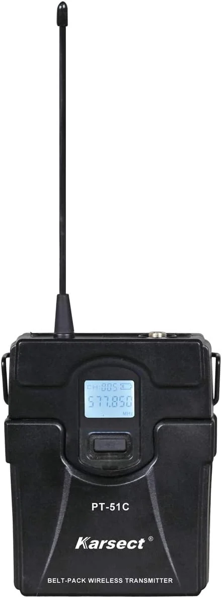 ست میکروفون بی سیم دوگانه گیره ای Karsect JRU-562/PT-51C/LT-11A