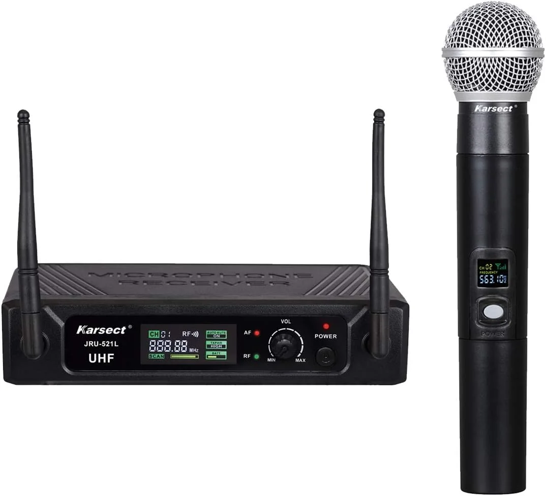 ست میکروفون بی‌سیم کارسِت JRU-521L / HT-527C با میکروفون دستی