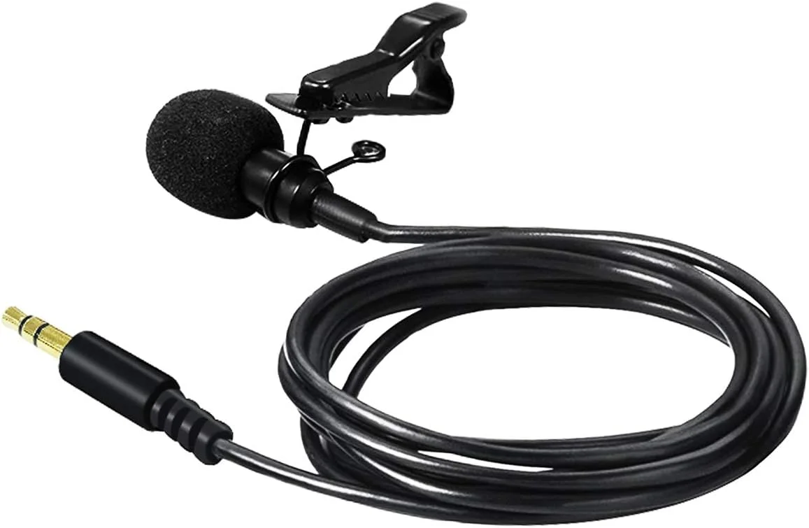 میکروفون یقه‌ای Hollyland برای Hollyland Lark 150، میکروفون کوچک یقه‌ای سازگار با سیستم میکروفون بی‌سیم، فیش 3.5 میلی‌متری، به همراه گیره
