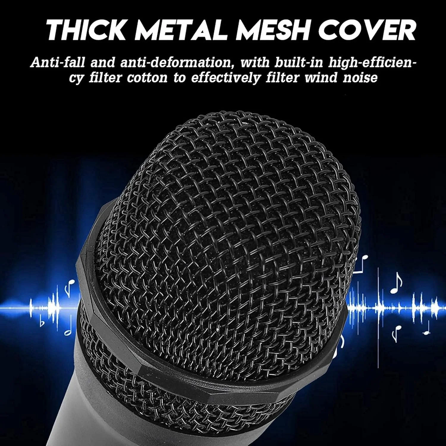 میکروفون دستی بی سیم گوشیدا، میکروفون دستی بی سیم جهانی VHF با گیرنده/آنتن برای کارائوکه/جلسات کاری میکروفون دستی بی سیم گوشیدا، میکروفون دستی بی سیم جهانی VHF با گیرنده/آنتن برای کارائوکه/جلسات کاری