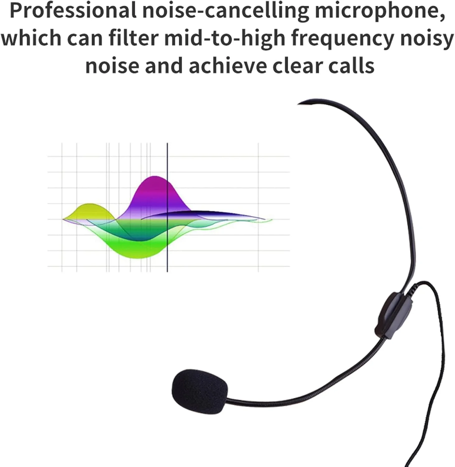 هدست دور گردنی، میکروفون نصب شده روی سر با جک 3.5 میلیمتری برای کنفرانس/صحنه/تدریس/راهنما/گردشگری هدست دور گردنی، میکروفون نصب شده روی سر با جک 3.5 میلیمتری برای کنفرانس/صحنه/تدریس/راهنما/گردشگری