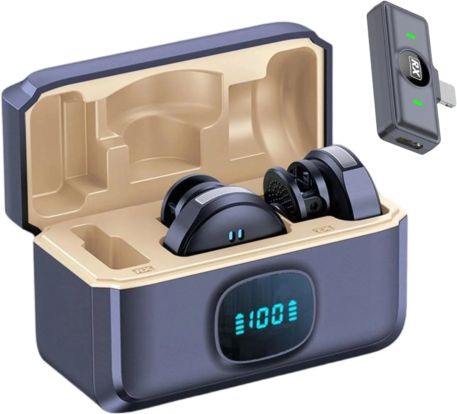 میکروفون گیره ای جنریک - میکروفون یقه ای، میکروفون یقه‌ ای با قابلیت حذف نویز برای ضبط ویدیو، ولاگ، آواز و موسیقی