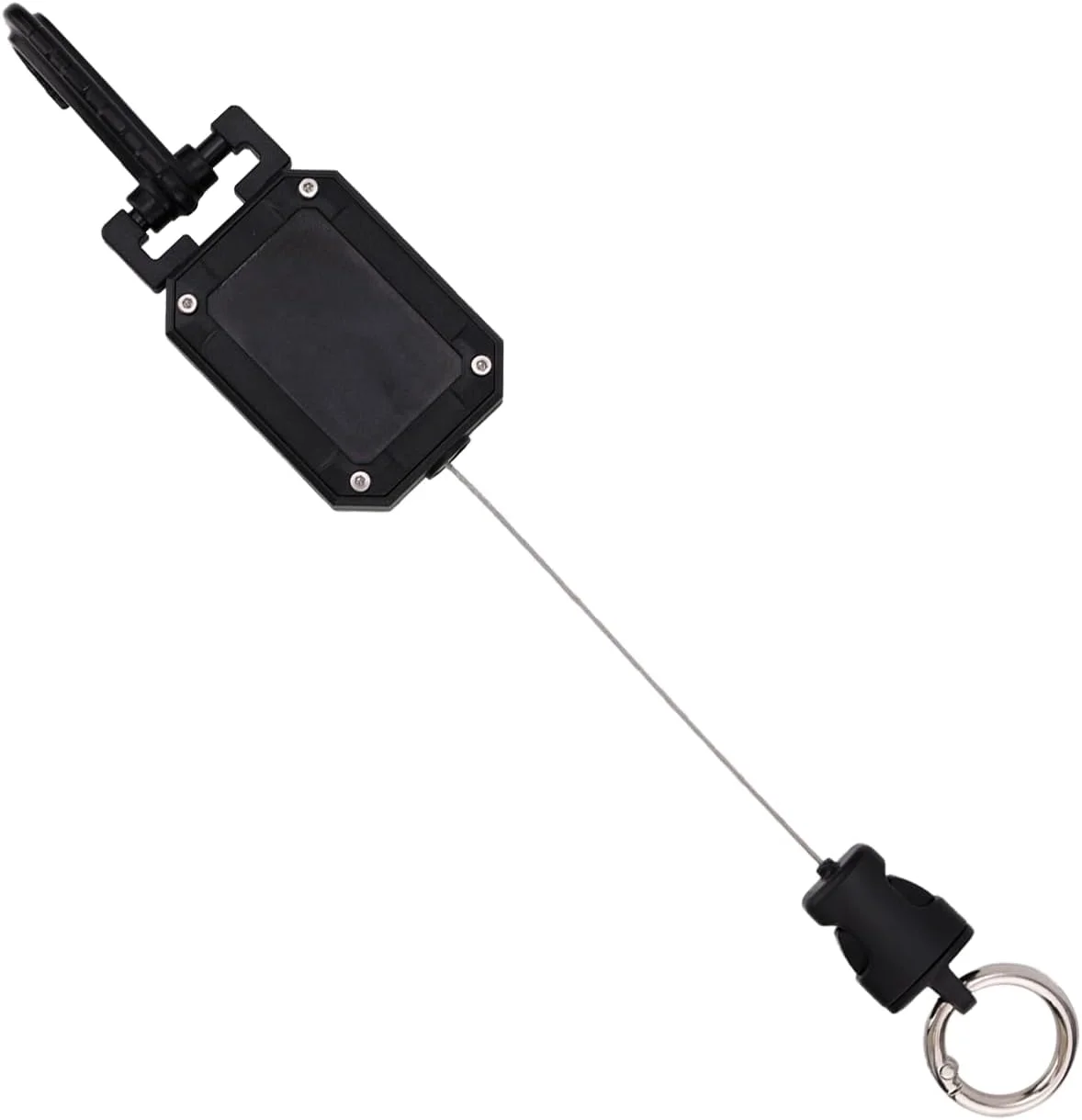 نگهدارنده جمع شونده میکروفون CB، قلاب میکروفون CB جمع شونده با گیره استیل ضد زنگ، نگهدارنده میکروفون برای کامیون ها، کوله پشتی ها، اتومبیل ها، کمربندهای ایمنی