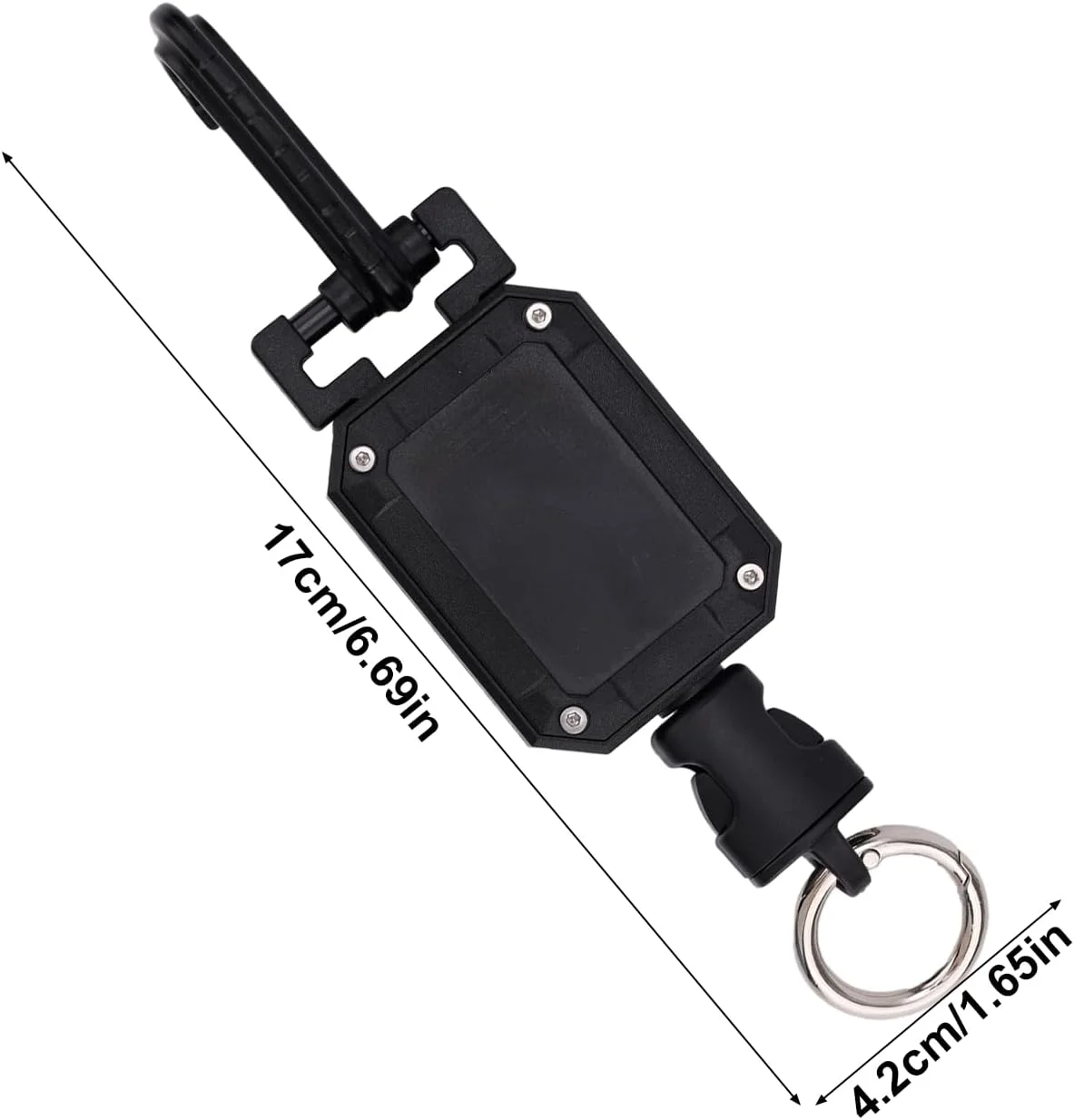 نگهدارنده جمع شونده میکروفون CB، قلاب میکروفون CB جمع شونده با گیره استیل ضد زنگ، نگهدارنده میکروفون برای کامیون ها، کوله پشتی ها، اتومبیل ها، کمربندهای ایمنی