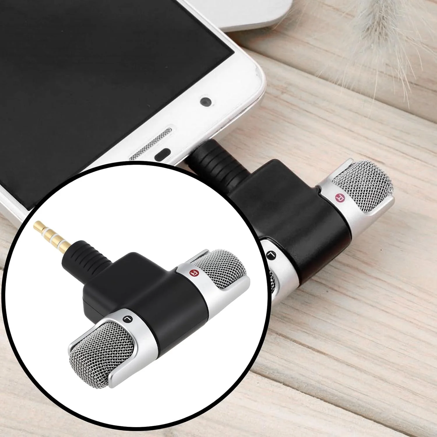 میکروفون مینی استریو چهار قطبی 3.5 میلی متری با روکش طلا، 5.7x5.5x1.3 سانتی متر، مناسب برای تلفن های همراه، کامپیوترها و ضبط کننده ها میکروفون مینی استریو چهار قطبی 3.5 میلی متری با روکش طلا، 5.7x5.5x1.3 سانتی متر، مناسب برای تلفن های همراه، کامپیوترها و ضبط کننده ها