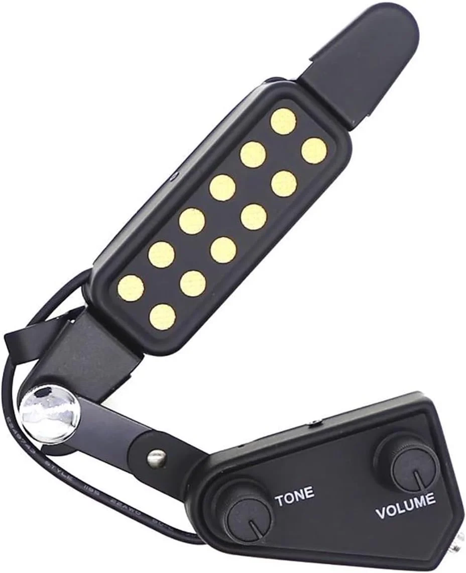 پیکاپ گیتار آکوستیک 5 عددی 12 سوراخه، پیکاپ صدای دهانه صدا گیتار آکوستیک با کنترل صدا و کابل صوتی