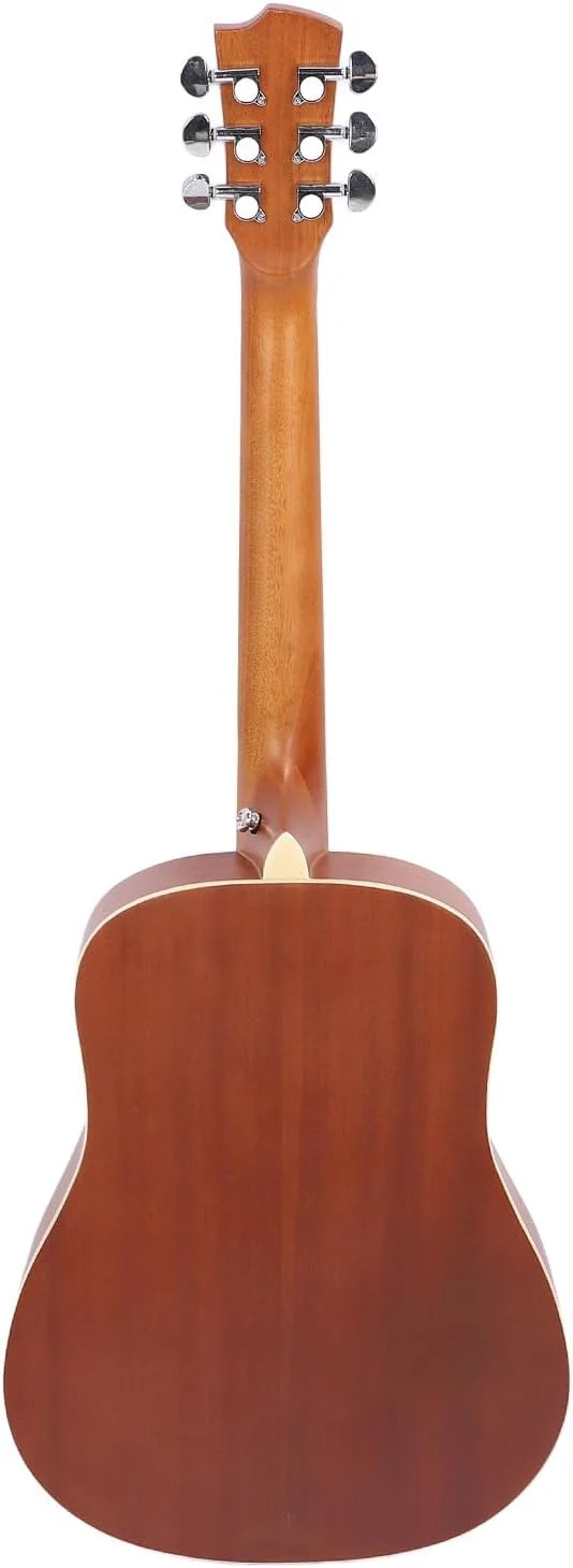 گیتار آکوستیک 6 سیم، 34 اینچ، صفحه رویی صنوبر یکپارچه، گیتارهای محلی، ساز موسیقی مبتدی