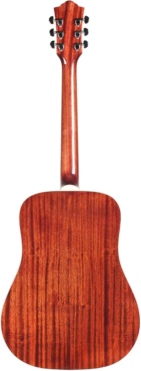 گیتار آکوستیک گیلد D-140 ATB، رنگ Antique Burst، بدنه تمام چوب یکپارچه Dreadnought، مجموعه Westerly، به همراه سافت کیس ممتاز