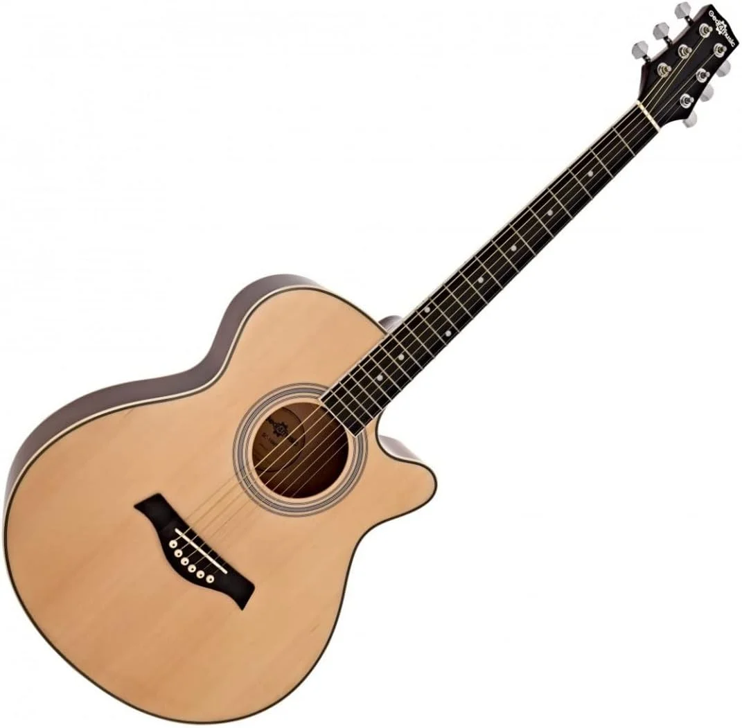 پکیج آغازگر گیتار آکوستیک Gear4music - Single Cutaway، طبیعی