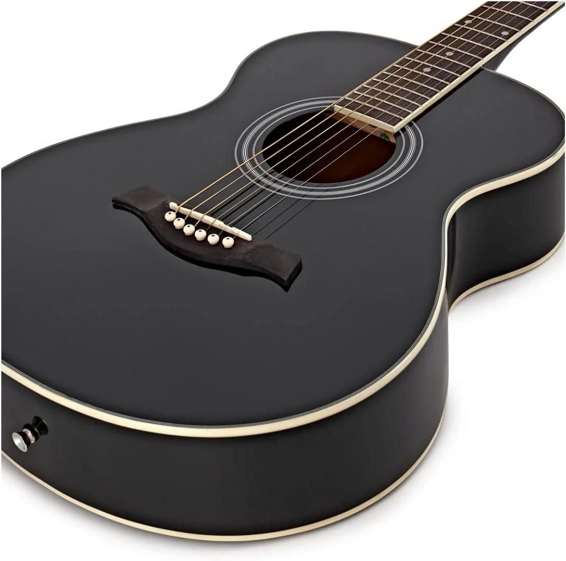 گیتار آکوستیک فول سایز استیل استرینگ از Gear4music مشکی