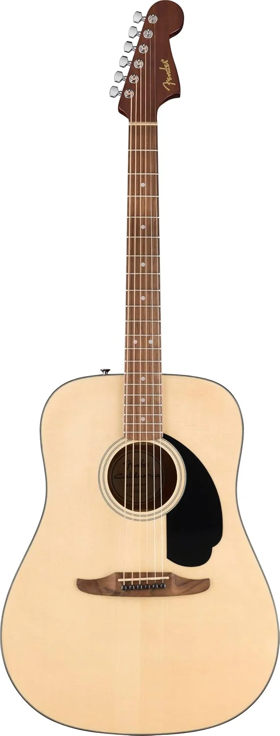 گیتار آکوستیک Fender California Standard Redondo™، صفحه صنوبر، پیک‌گارد مشکی، طبیعی