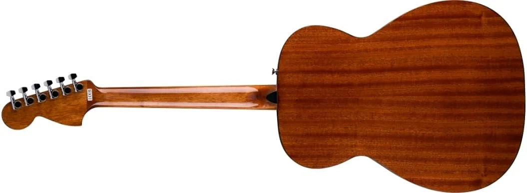 Fender California Standard Monterey™ Akustikgitarre, Sapele-Decke, schwarzes Schlagbrett, natürliches Sapele