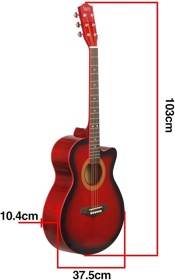 گیتار فولک 40 اینچی، گیتار باس وود شیاردار، گیتار آکوستیک کلاسیک، گیتار درجه یک اجرای مبتدی بزرگسالان، گیتار 40 اینچی، گیتار فولک، ساز زهی، ست گیتار (قرمز) گیتار فولک 40 اینچی، گیتار باس وود شیاردار، گیتار آکوستیک کلاسیک، گیتار درجه یک اجرای مبتدی بزرگسالان، گیتار 40 اینچی، گیتار فولک، ساز زهی، ست گیتار (قرمز)