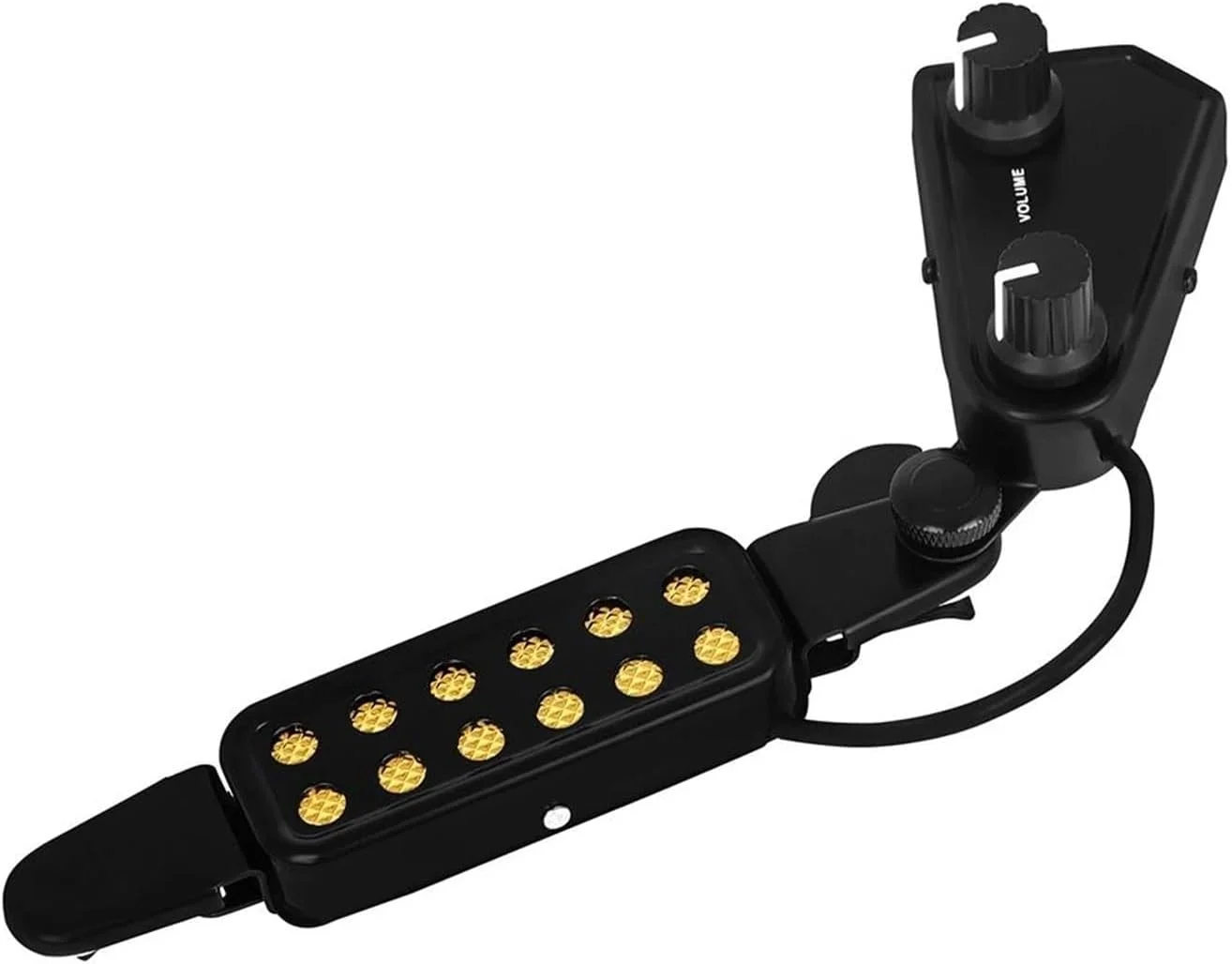 پیکاپ گیتار آکوستیک، پیکاپ حفره صدای گیتار با قابلیت تنظیم صدا، بازتولید بالا، کابل 2.9 متری، پیکاپ حفره صدا، لوازم جانبی گیتار فولک