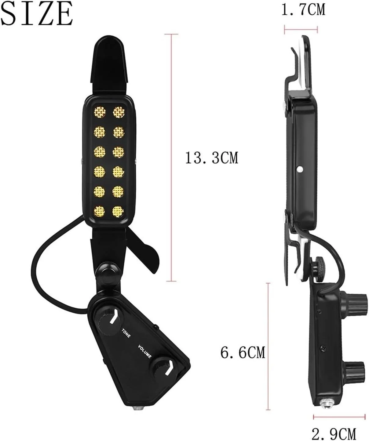 پیکاپ گیتار آکوستیک، پیکاپ حفره صدای گیتار با قابلیت تنظیم صدا، بازتولید بالا، کابل 2.9 متری، پیکاپ حفره صدا، لوازم جانبی گیتار فولک پیکاپ گیتار آکوستیک، پیکاپ حفره صدای گیتار با قابلیت تنظیم صدا، بازتولید بالا، کابل 2.9 متری، پیکاپ حفره صدا، لوازم جانبی گیتار فولک