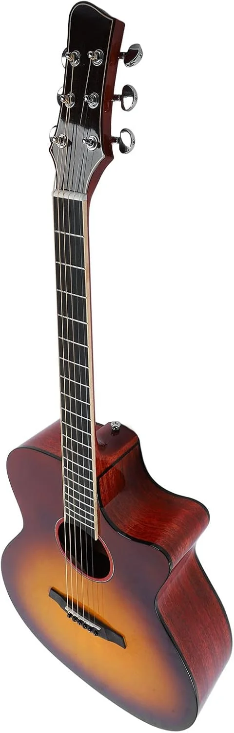 گیتار آکوستیک، گیتار فولک رزوود هندی، بسته شروع کننده مبتدی، کاملاً مجهز، بافت زیبا، آینه بهبود یافته، طول عمر بالا برای دوستداران موسیقی گیتار آکوستیک، گیتار فولک رزوود هندی، بسته شروع کننده مبتدی، کاملاً مجهز، بافت زیبا، آینه بهبود یافته، طول عمر بالا برای دوستداران موسیقی