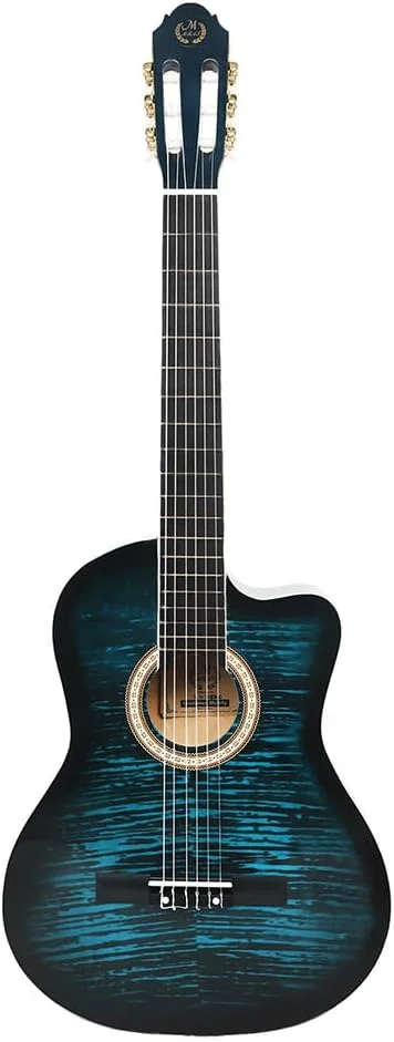 گیتار آکوستیک، گیتار 39 اینچی، گیتار کلاسیک، گیتار مبتدی، ساز تمرینی دانشجویان مرد و زن، سازهای زهی