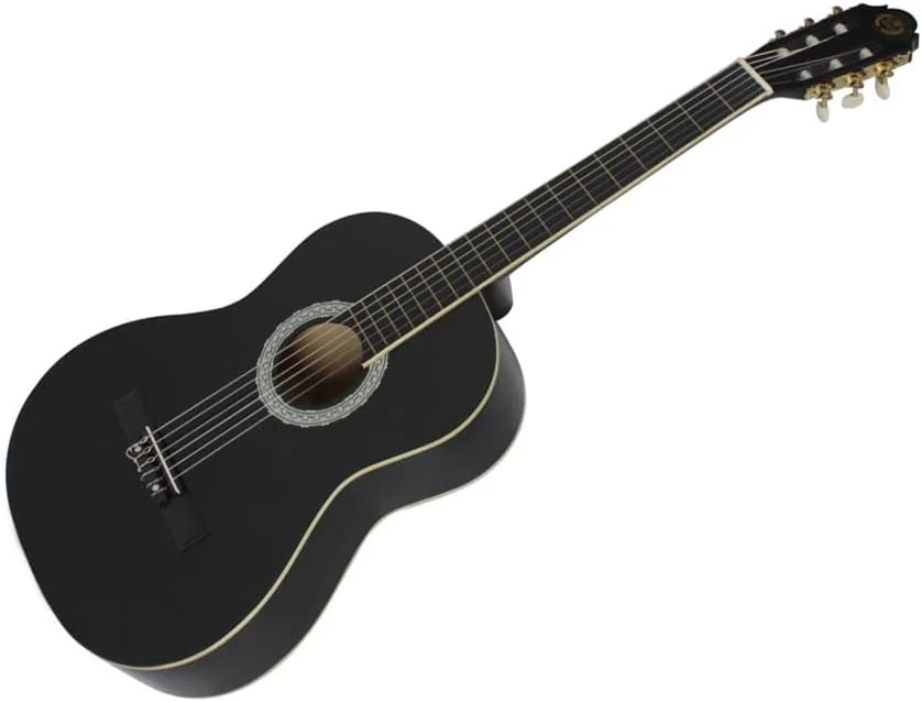 گیتار آکوستیک، گیتار 39 اینچی، گیتار کلاسیک، گیتار مبتدی، ساز تمرینی دانشجویی مردانه و زنانه، ساز زهی، گیتار چوب لیندن، نواختن گیتار (مشکی) گیتار آکوستیک، گیتار 39 اینچی، گیتار کلاسیک، گیتار مبتدی، ساز تمرینی دانشجویی مردانه و زنانه، ساز زهی، گیتار چوب لیندن، نواختن گیتار (مشکی)