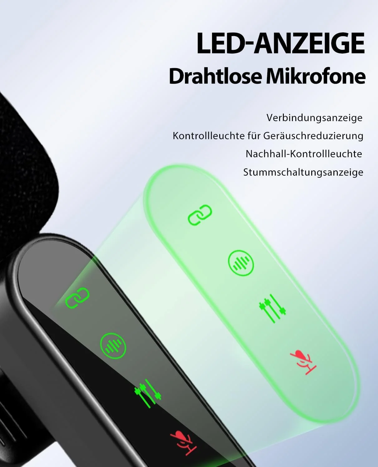 میکروفون یقهای بیسیم برای آیفون، آیپد، گوشی اندروید، میکروفون کوچک برای ضبط ویدیو، تیکتاک، ولاگ، یوتیوب، حذف نویز، میکروفون گیرهای Plug-Play (بسته 2 عددی) میکروفون یقهای بیسیم برای آیفون، آیپد، گوشی اندروید، میکروفون کوچک برای ضبط ویدیو، تیکتاک، ولاگ، یوتیوب، حذف نویز، میکروفون گیرهای Plug-Play (بسته 2 عددی)