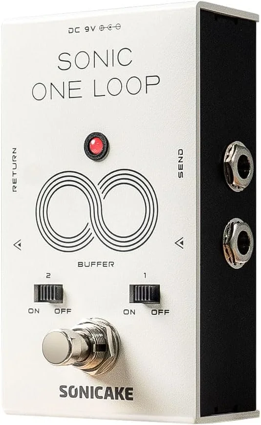 پدال افکت گیتار باس SONICAKE AB با قابلیت انتخاب خط، بافر و لوپ Sonic One