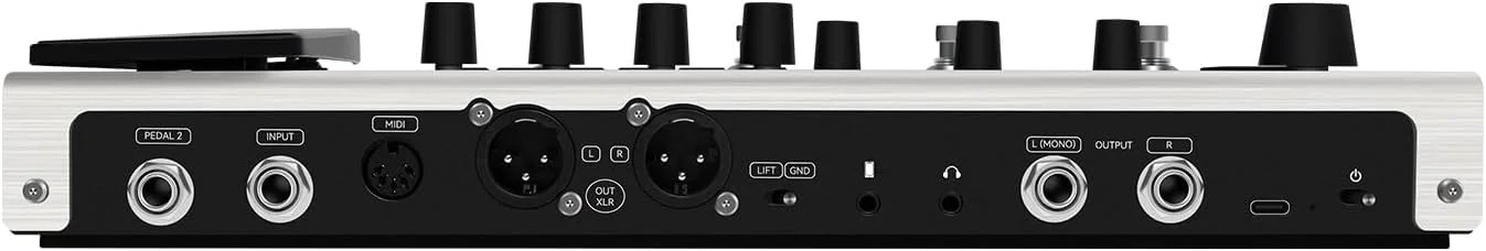 پردازشگر افکت گیتار الکتریک حرفه ای RiToEasysports با بیش از 320 نوع افکت و 128 ریتم درام ماشین - پدال مولتی افکت گیتار برای ضبط استودیویی و اجراهای زنده - یکپارچه