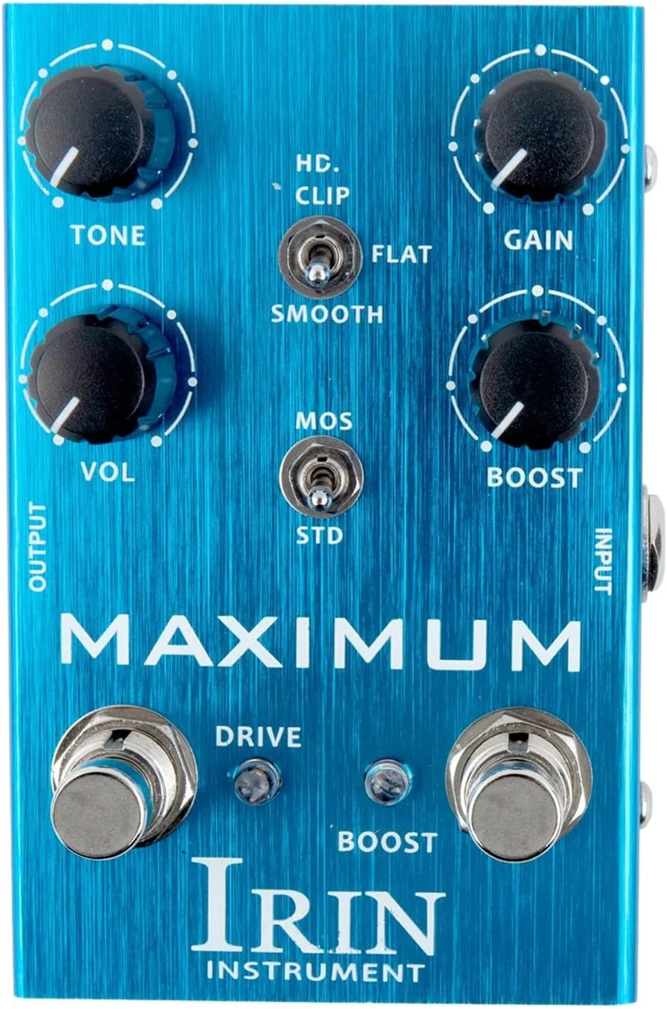 دستگاه افکت اکولایزر دیستورشن اوردرایو IRIN برای گیتار الکتریک و باس (B)