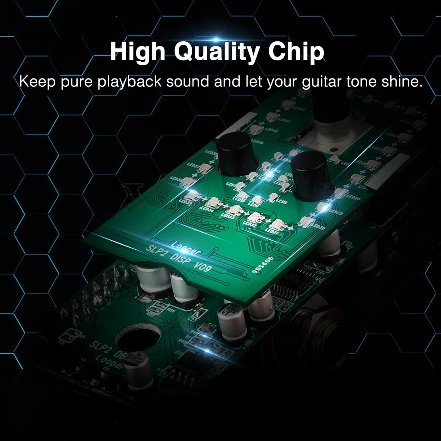 دستگاه لوپر گیتار LEKATO، 9 لوپ، با کابل USB برای گیتار الکتریک، گیتار باس، پدال افکت لوپ