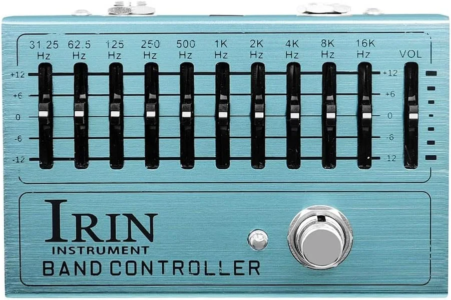 پدال افکت گیتار، پدال دیستورشن گیتار، دستگاه افکت اکولایزر ده قسمتی IRIN Overdrive Distortion برای گیتار الکتریک، C