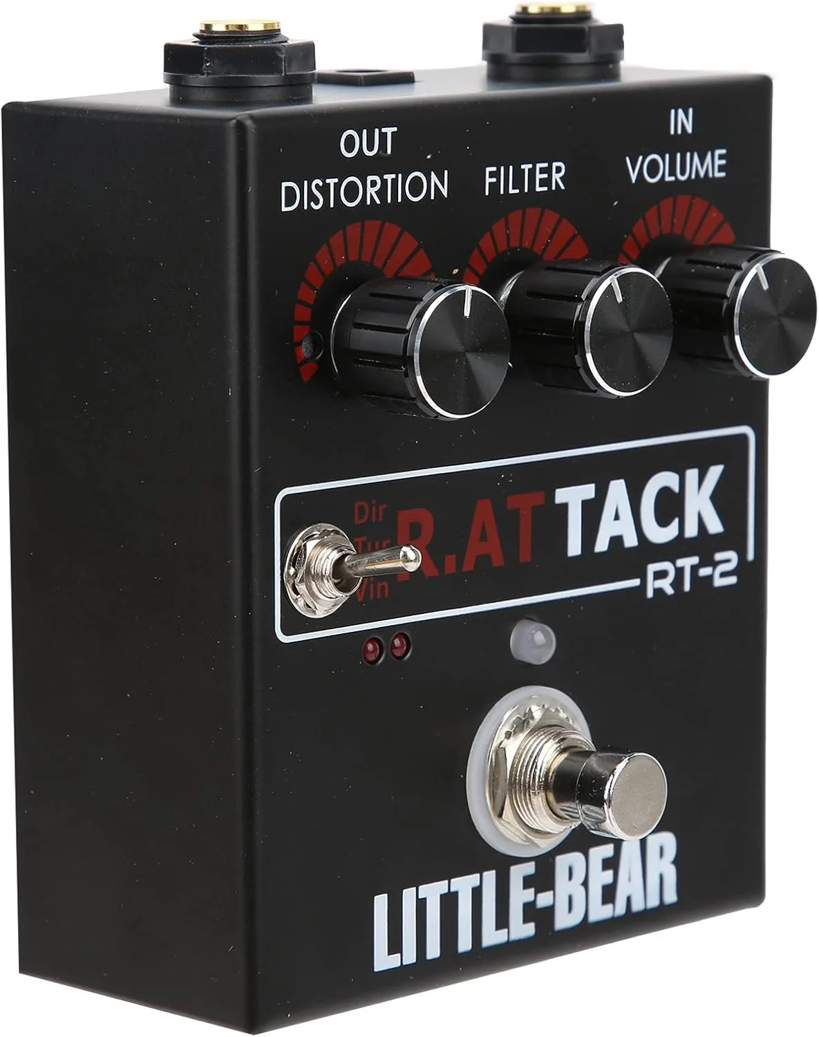 پدال دیستورشن گیتار، افکتور دیستورشن گیتار الکتریکی 3 حالته برای تُن RAT، لوازم جانبی افکت تکی LM308N