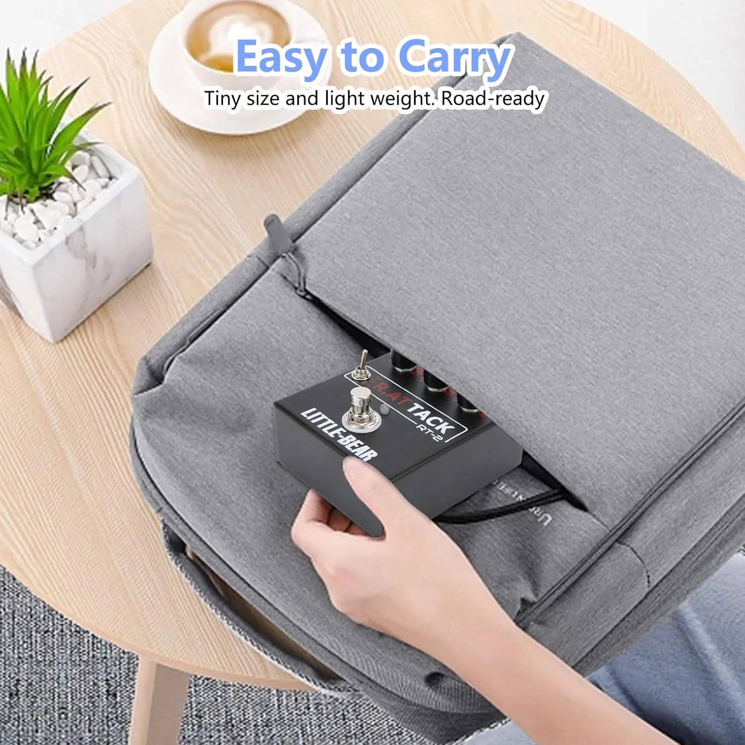 پدال دیستورشن گیتار، افکتور دیستورشن گیتار الکتریکی 3 حالته برای تُن RAT، لوازم جانبی افکت تکی LM308N