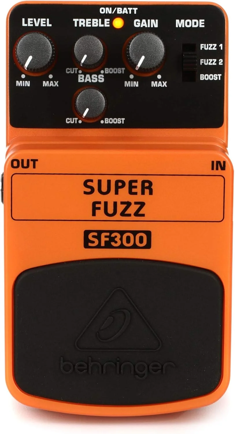 پدال افکت دیستورشن فاز Behringer SUPER FUZZ SF300 با 3 حالت