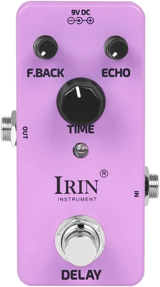 پدال افکت دیلی گیتار الکتریک Alnicov برای لوازم جانبی گیتار، صورتی پدال افکت دیلی گیتار الکتریک Alnicov برای لوازم جانبی گیتار، صورتی