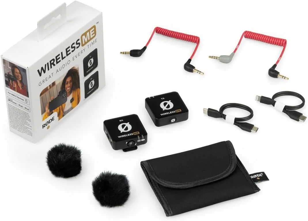 سیستم میکروفون بی سیم دیجیتال Rode Wireless ME شامل 1x ماژول فرستنده، 1x ماژول گیرنده + دستمال میکروفایبر keepdrum سیستم میکروفون بی سیم دیجیتال Rode Wireless ME شامل 1x ماژول فرستنده، 1x ماژول گیرنده + دستمال میکروفایبر keepdrum