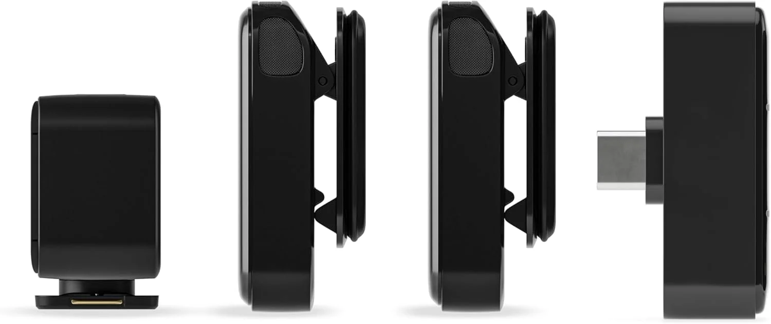 میکروفون بیسیم جمع و جور RØDE Micro - کیت میکروفون بیسیم جمع و جور، دو میکروفون با گیرنده دوربین، گیرنده تلفن هوشمند و جعبه شارژ برای تولید محتوا - USB-C، مشکی میکروفون بیسیم جمع و جور RØDE Micro - کیت میکروفون بیسیم جمع و جور، دو میکروفون با گیرنده دوربین، گیرنده تلفن هوشمند و جعبه شارژ برای تولید محتوا - USB-C، مشکی