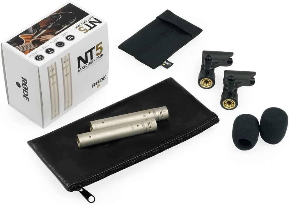 ست میکروفون استریو Rode NT5 MP Paar + 2 عدد بادگیر خزدار keepdrum WS04 ست میکروفون استریو Rode NT5 MP Paar + 2 عدد بادگیر خزدار keepdrum WS04