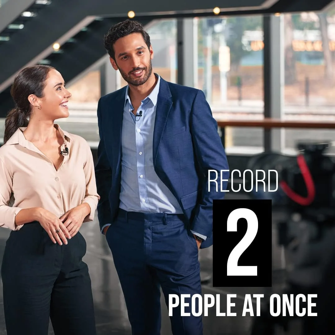 سیستم میکروفون بیسیم دو کاناله فوقالعاده فشرده RØDE Wireless GO II و مجموعه پنل نور ویدئویی LED نیوئر 13 اینچی با سهپایه سیستم میکروفون بیسیم دو کاناله فوقالعاده فشرده RØDE Wireless GO II و مجموعه پنل نور ویدئویی LED نیوئر 13 اینچی با سهپایه