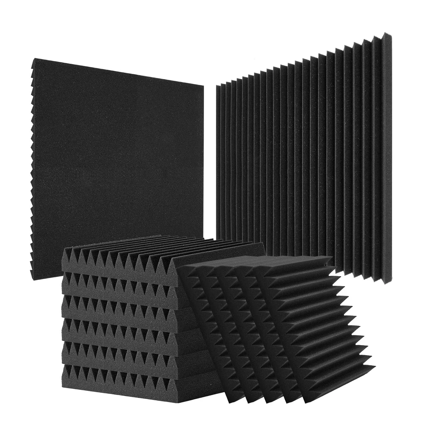 پنل آکوستیک VEVOR مدل 50 عددی ابعاد 30x30x5 سانتی‌متر