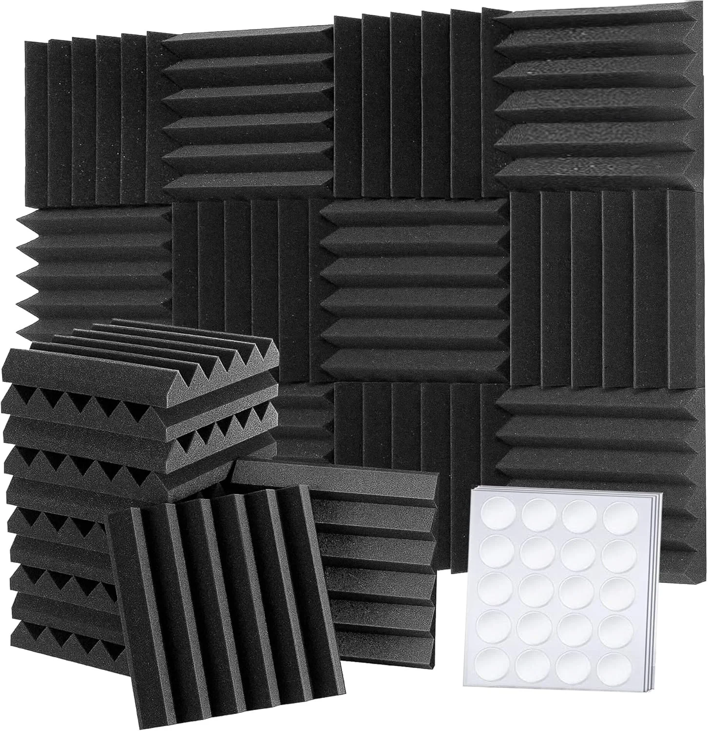 پنل آکوستیک فونسو مدل Akustikschaumstoff ابعاد 30x30x5 سانتی‌متر