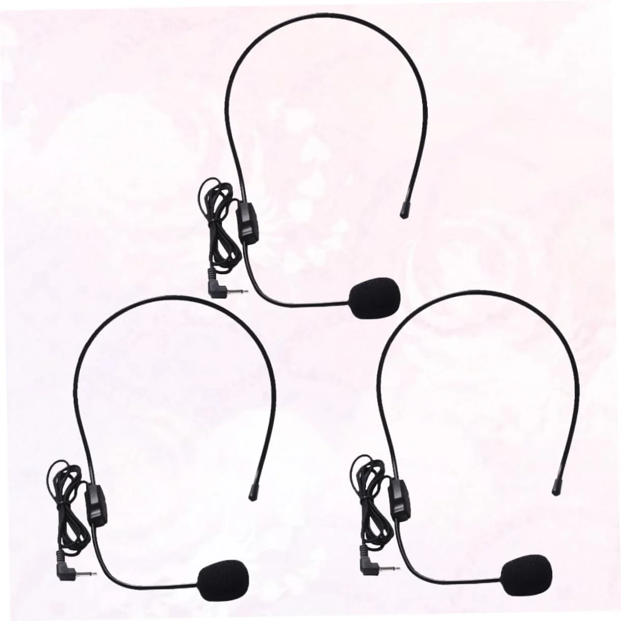 آباودام 3 عدد میکروفون هدست، میکروفون بلندگو با سیم برای تقویت صدا در کلاس، ارائه های فروش و بازدیدها آباودام 3 عدد میکروفون هدست، میکروفون بلندگو با سیم برای تقویت صدا در کلاس، ارائه های فروش و بازدیدها