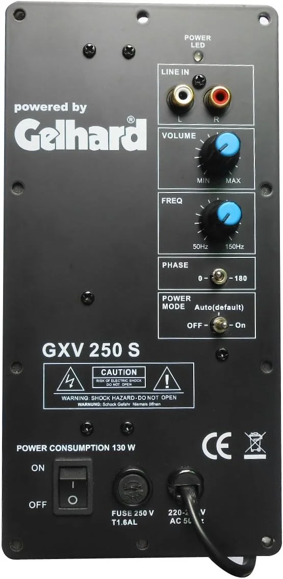 ماژول ساب ووفر اکتیو GXV250 - حداکثر 250 وات - 130 وات RMS