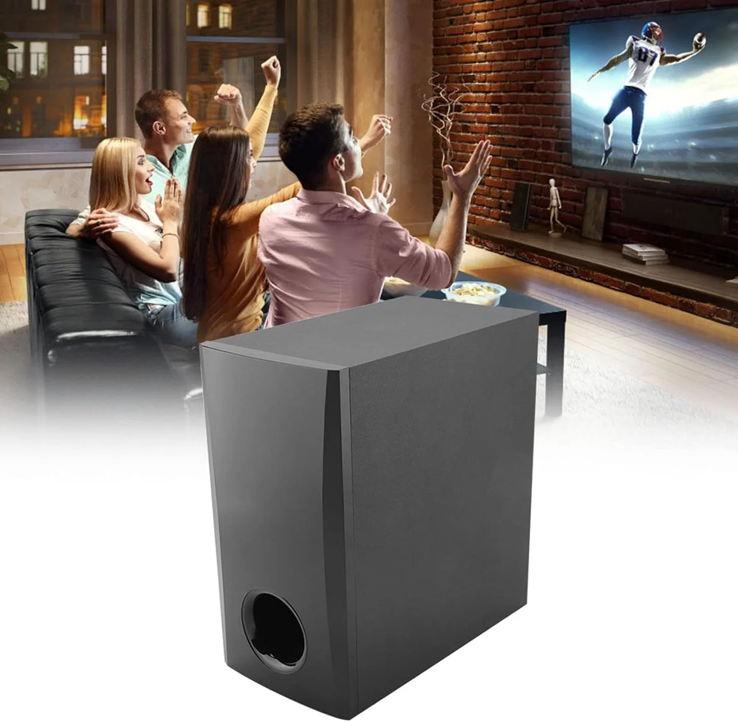 سیستم ساندبار سینمای خانگی KIMISS با ساب ووفر برای تلویزیون و کامپیوتر، عملکرد قدرتمند باس برای یک تجربه فراگیر سیستم ساندبار سینمای خانگی KIMISS با ساب ووفر برای تلویزیون و کامپیوتر، عملکرد قدرتمند باس برای یک تجربه فراگیر