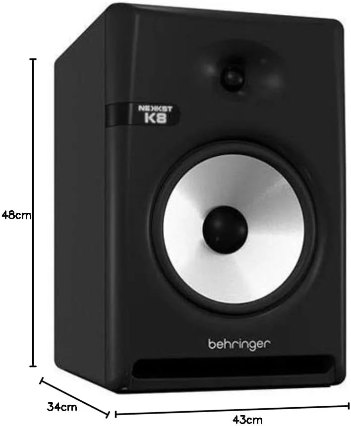 مانیتور استودیویی 8 اینچی Behringer NEKKST K8 Audiophiler Bi-Amping با فناوری پیشرفته Waveguide مانیتور استودیویی 8 اینچی Behringer NEKKST K8 Audiophiler Bi-Amping با فناوری پیشرفته Waveguide