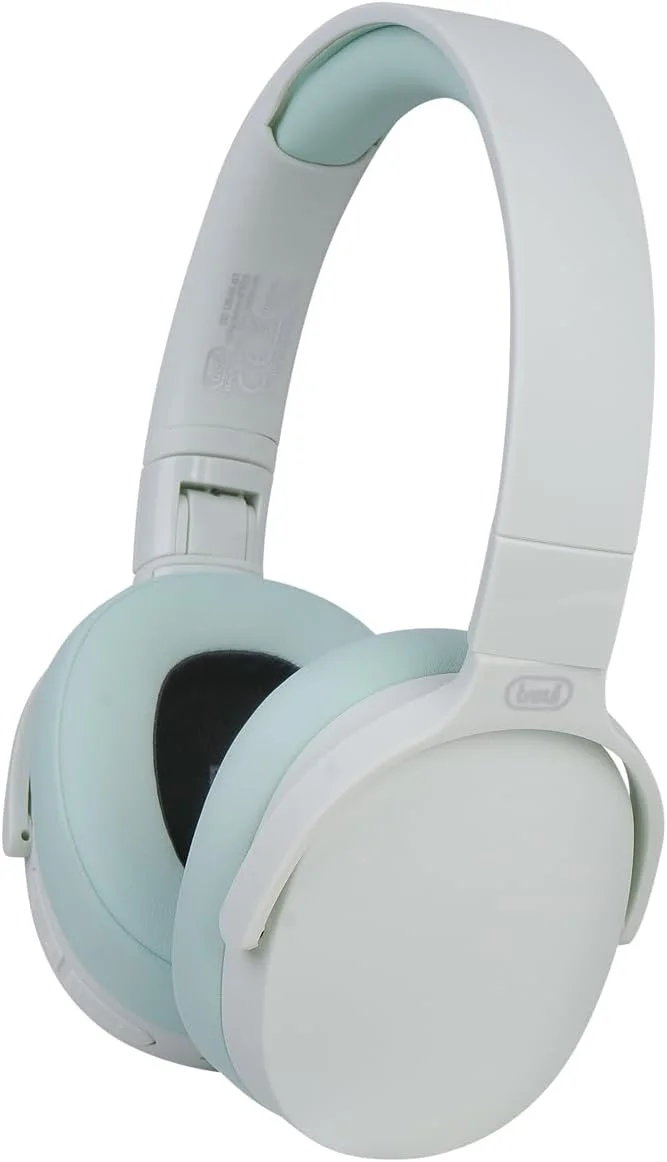 هدفون دی‌جی بلوتوثی Hi-Fi Trevi DJ 12E45 BT با پخش‌کننده MP3 از کارت Micro SD، AUX-IN، دکمه مستقیم برای تماس‌های تلفنی، میکروفون داخلی، باتری قابل شارژ با Type-C، سبز