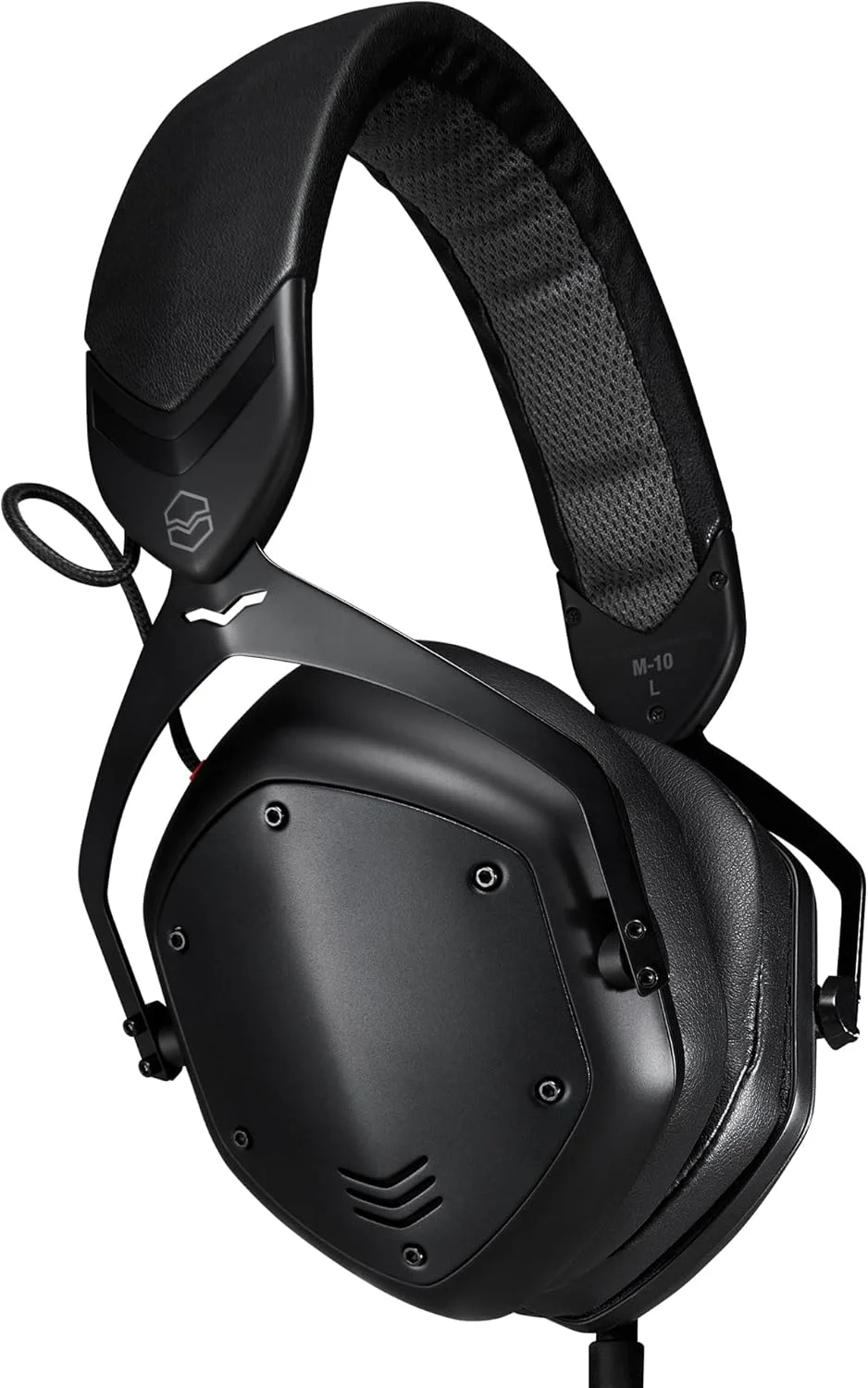 هدفون روگوشی باریک V-Moda M-10 | مناسب برای دی‌جی‌ها و موسیقی‌های ریتمیک | بیس عمیق با شفافیت بالا | پدهای گوشی مموری فوم برای استفاده طولانی مدت | مشکی