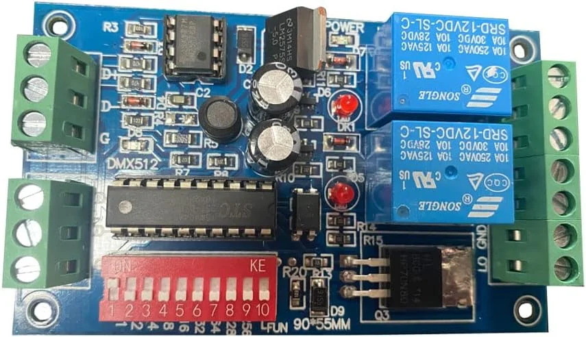 کنترلر موتور DMX کنترلر سیگنال DMX512 کنترلر موتور DC DC12V-36V