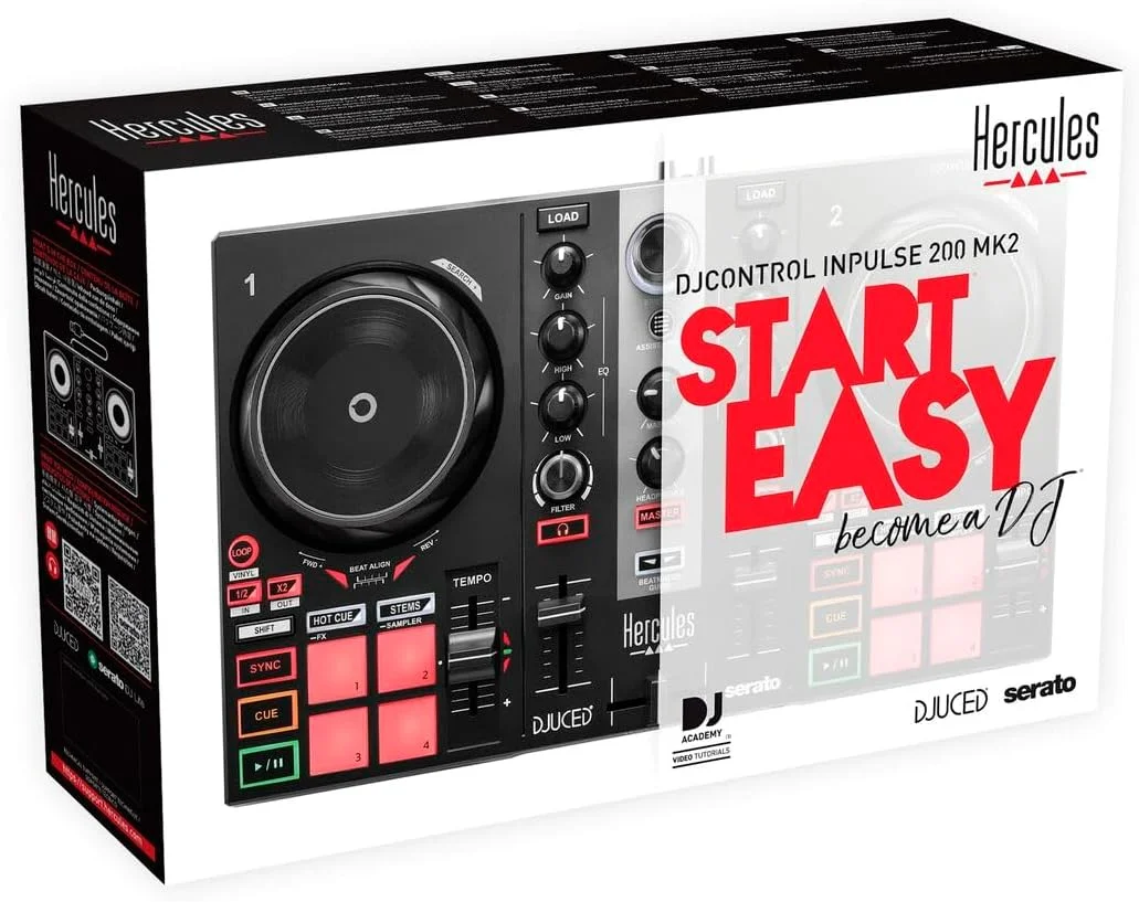 کنترلر دی‌جی Hercules DJControl Inpulse 200 MK2