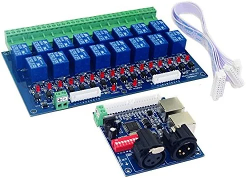 کیت دیمر سوئیچ رله 16 کانال DMX، تجهیزات DJ سوئیچ رله 16 طرفه