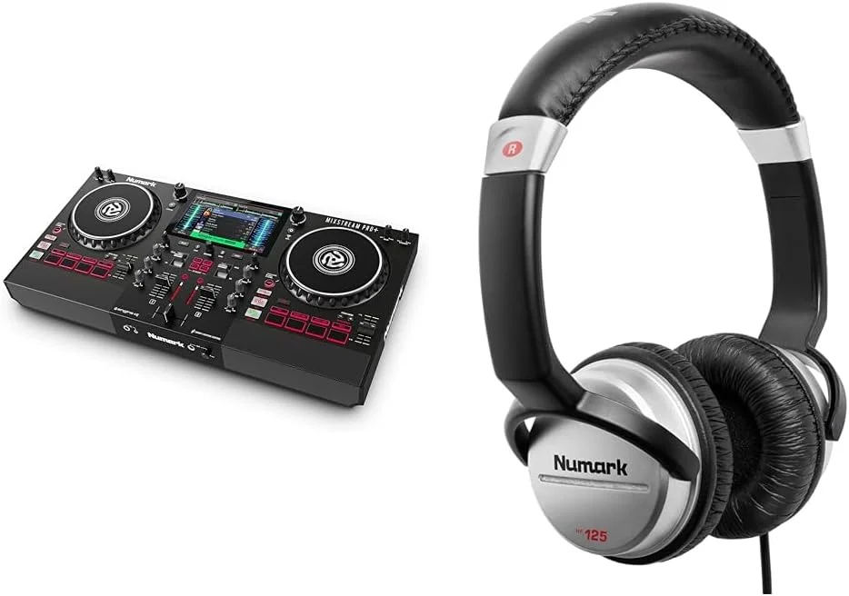 کنترلر دی‌جی مستقل نومارک Mixstream Pro+ و هدفون حرفه‌ای دی‌جی HF125 با کابل 1.8 متری