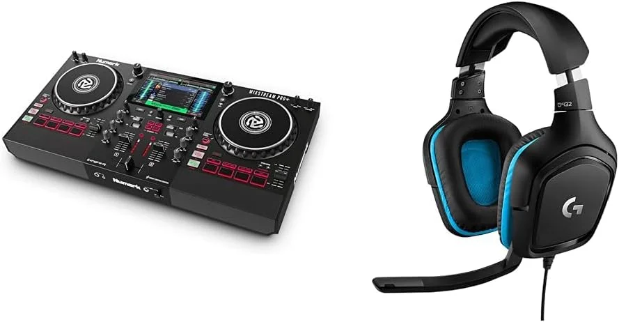 کنترلر دی‌جی مستقل Numark Mixstream Pro+ و هدست گیمینگ سیمی Logitech G432